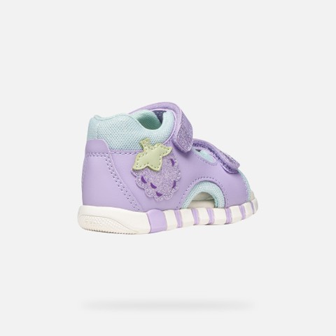 Sandals with straps SANDAL IUPIDOO BABY GIRL Light lilac - image number 4 | GEOX