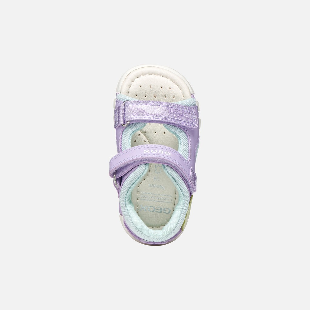 Sandals with straps SANDAL IUPIDOO BABY GIRL Light lilac - image number 5 | GEOX