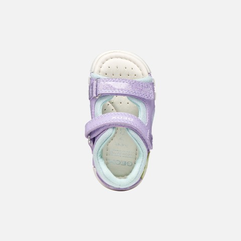 Sandals with straps SANDAL IUPIDOO BABY GIRL Light lilac - image number 5 | GEOX