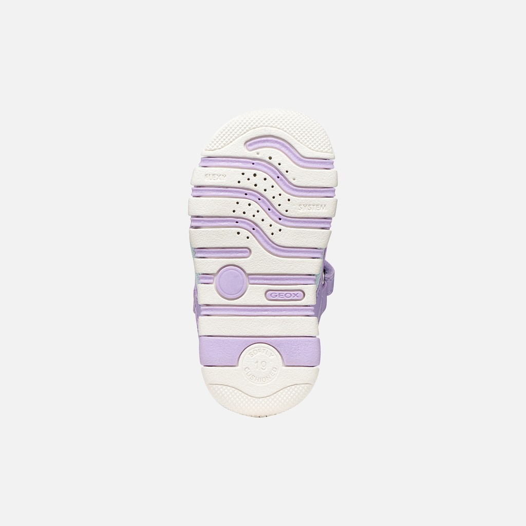 Sandals with straps SANDAL IUPIDOO BABY GIRL Light lilac - image number 6 | GEOX