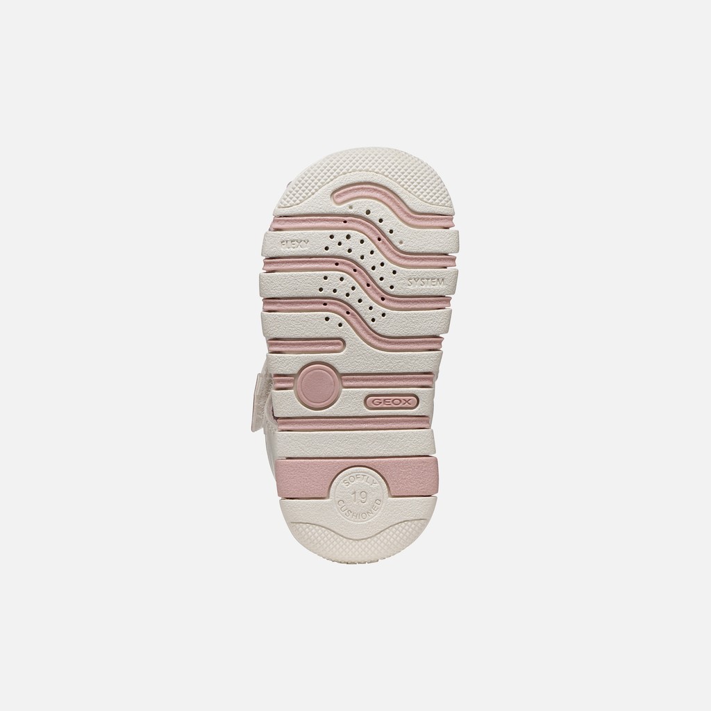 Geschlossene Sandalen SANDAL IUPIDOO BABY MÄDCHEN Weiß/Rosa - image number 6 | GEOX