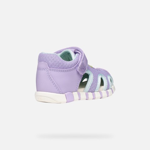 Closed toe sandals SANDAL IUPIDOO BABY GIRL Light lilac - image number 4 | GEOX