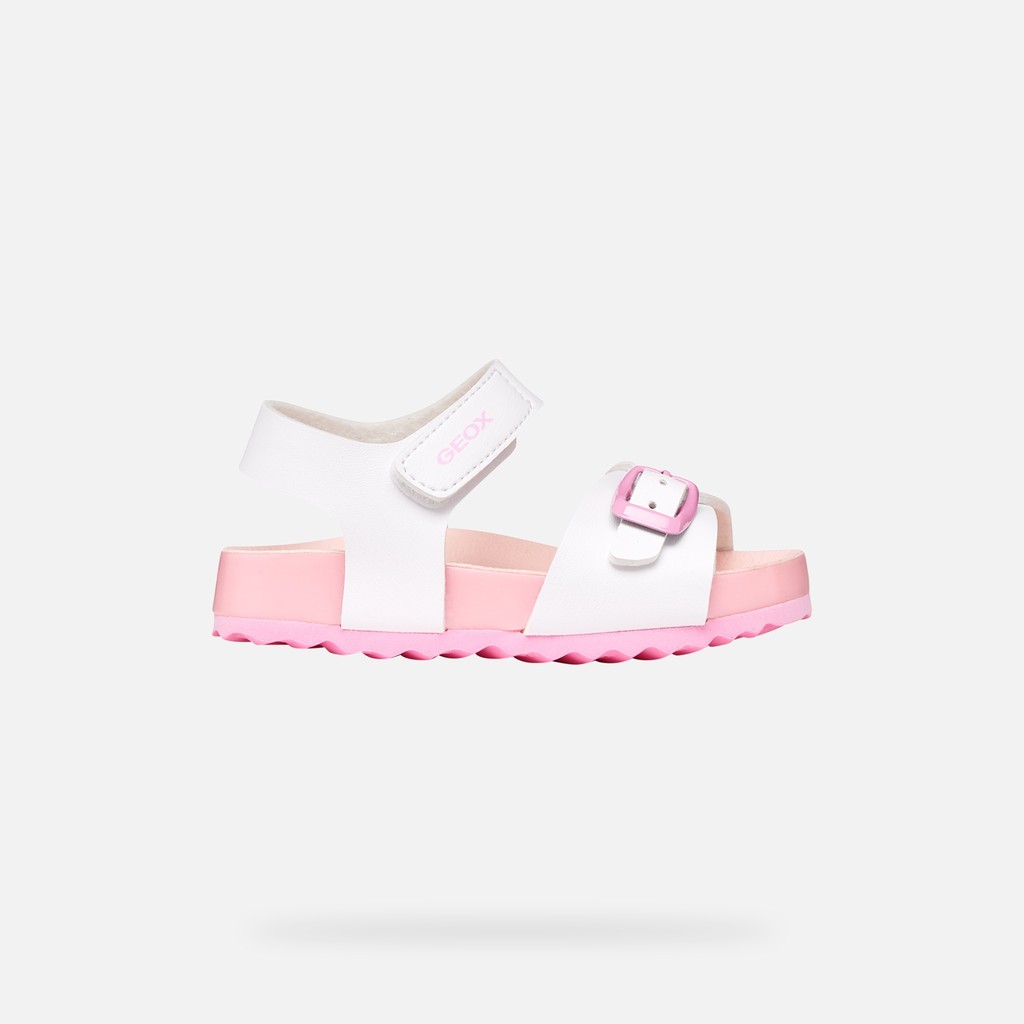 Sandal Chalki Petite Fille Blanc/rose
