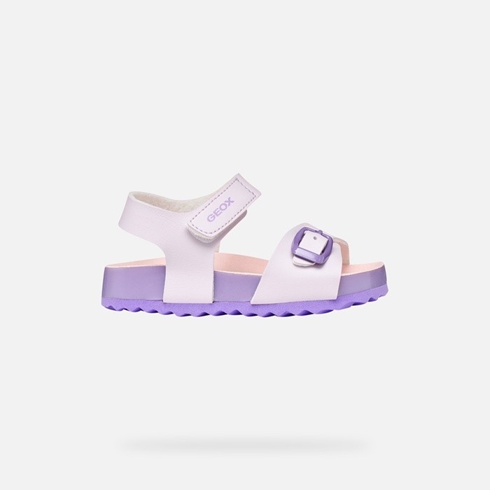 Sandales ouvertes SANDAL CHALKI PETITE FILLE Lilas clair | GEOX