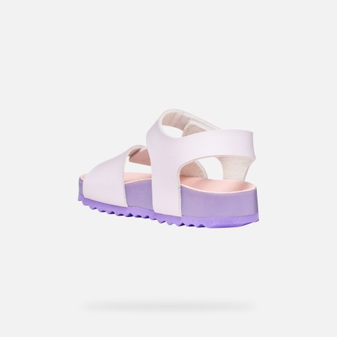 Sandales ouvertes SANDAL CHALKI PETITE FILLE Lilas clair - image number 3 | GEOX