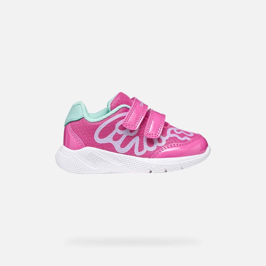 Sprintye Petite Fille Fuchsia/vert D'eau