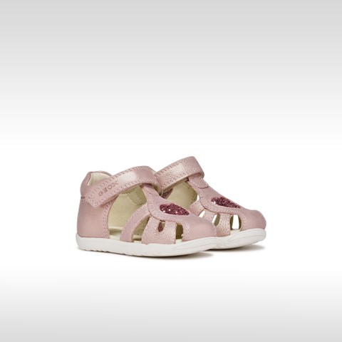 Closed toe sandals SANDAL MACCHIA BABY GIRL Light Rose - image number 1 | GEOX