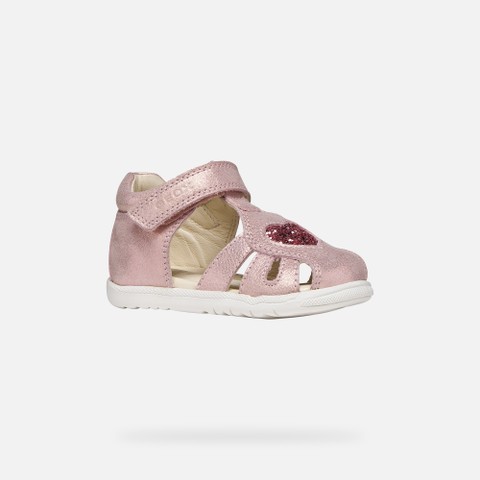 Closed toe sandals SANDAL MACCHIA BABY GIRL Light Rose - image number 2 | GEOX