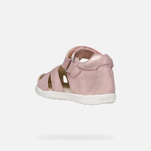Closed toe sandals SANDAL MACCHIA BABY GIRL Light Rose - image number 3 | GEOX