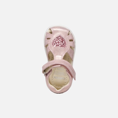 Closed toe sandals SANDAL MACCHIA BABY GIRL Light Rose - image number 5 | GEOX