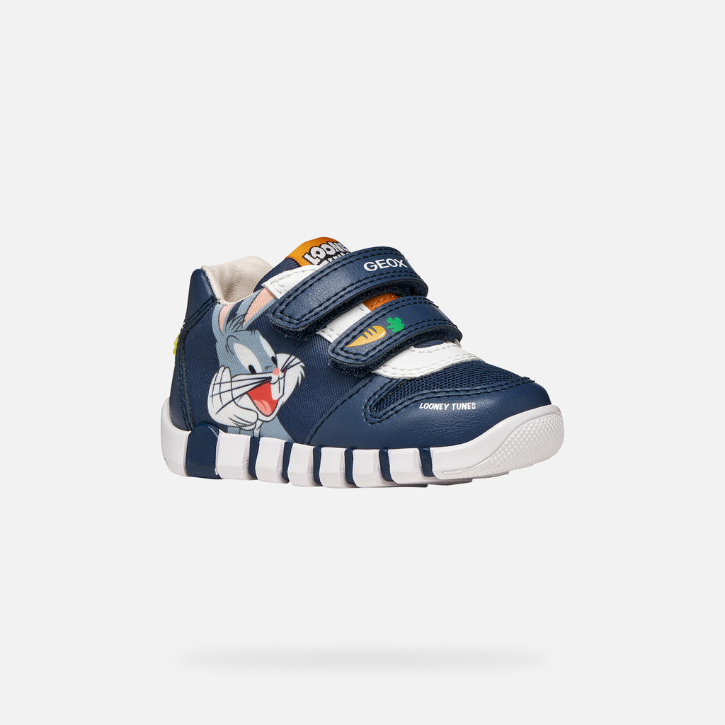 Looney Tunes Sneakers IUPIDOO BABY BOY Light navy - image number 2 | GEOX