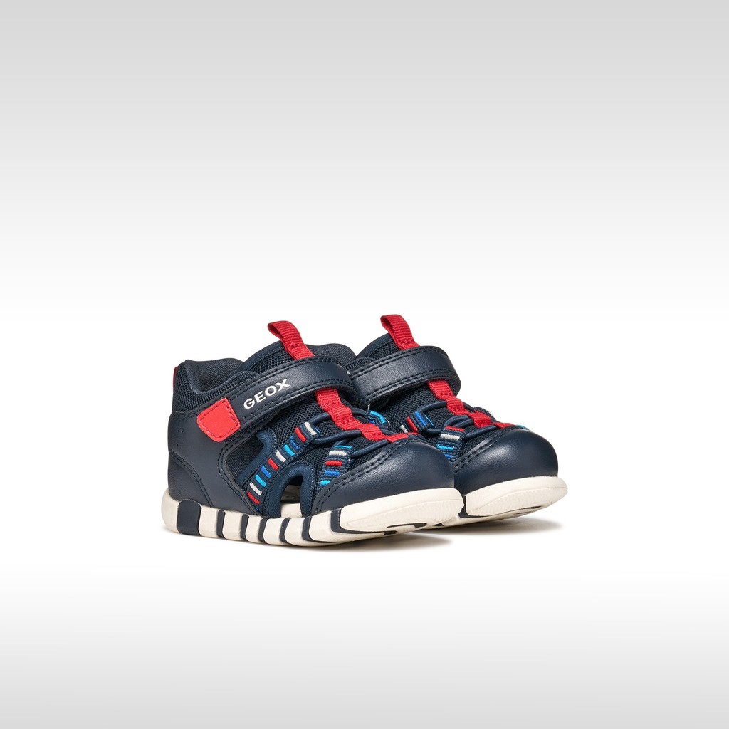 Sandali chiusi SANDAL IUPIDOO NEONATO Blu navy/Rosso - image number 1 | GEOX