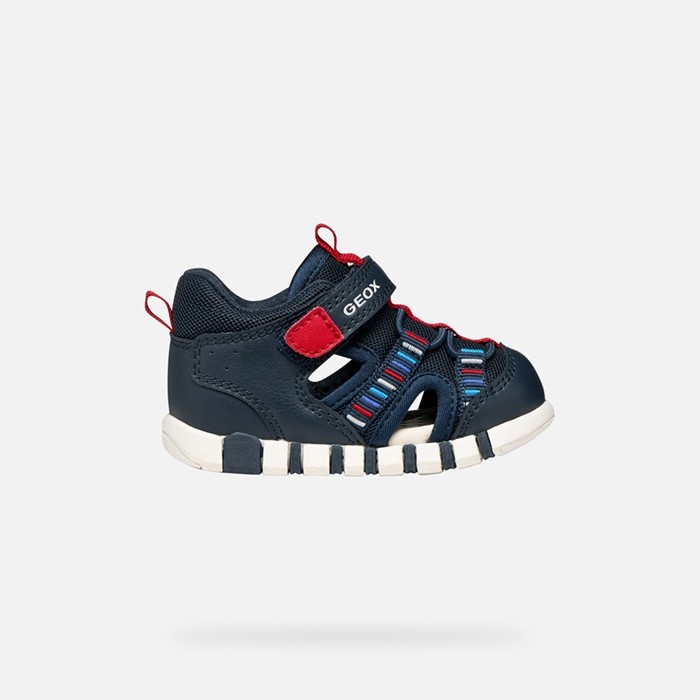 Closed toe sandals SANDAL IUPIDOO BABY BOY Navy/Red | GEOX