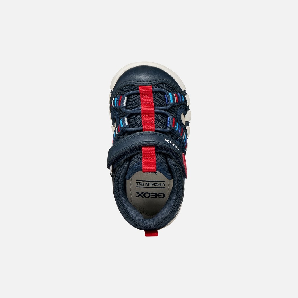 Closed toe sandals SANDAL IUPIDOO BABY BOY Navy/Red - image number 5 | GEOX