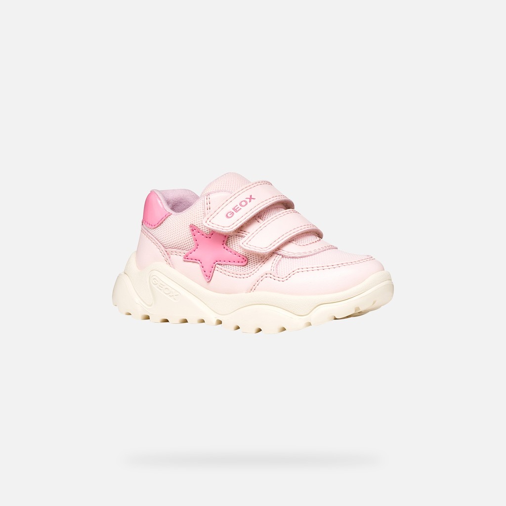 Sneakers with straps CIUFCIUF TODDLER GIRL Light pink/Fuchsia - image number 2 | GEOX