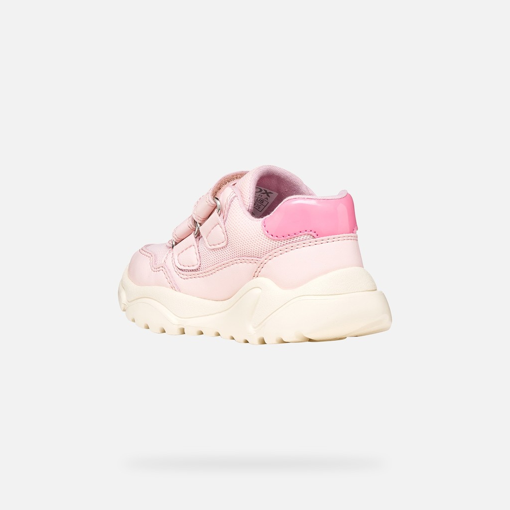 Sneakers with straps CIUFCIUF TODDLER GIRL Light pink/Fuchsia - image number 3 | GEOX