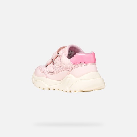 Sneakers with straps CIUFCIUF TODDLER GIRL Light pink/Fuchsia - image number 3 | GEOX