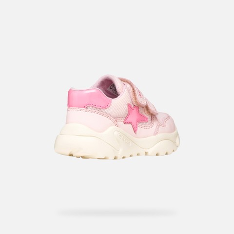 Sneakers with straps CIUFCIUF TODDLER GIRL Light pink/Fuchsia - image number 4 | GEOX