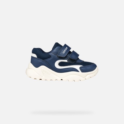 Sneakers with straps CIUFCIUF TODDLER BOY Light Navy/White - image number 1 | GEOX