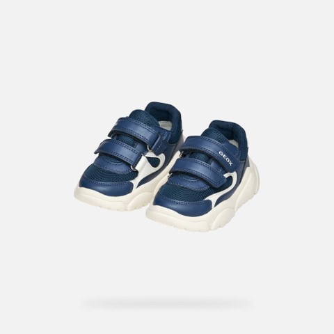 Sneakers with straps CIUFCIUF TODDLER BOY Light Navy/White - image number 7 | GEOX