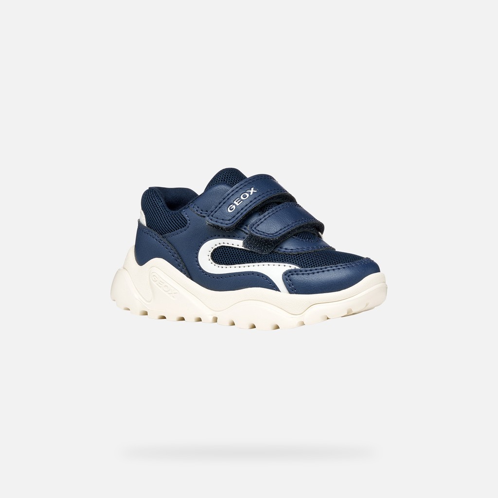 Sneakers with straps CIUFCIUF TODDLER BOY Light Navy/White - image number 2 | GEOX