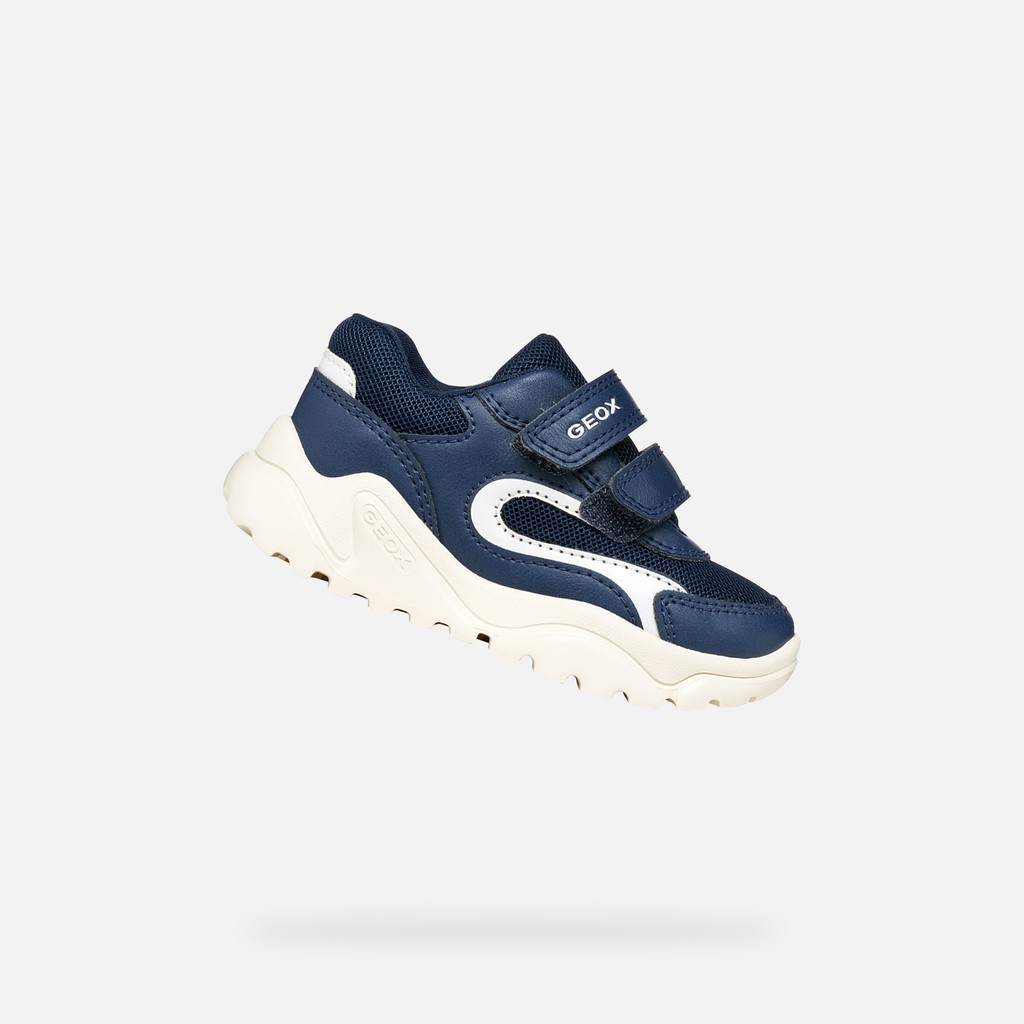 Sneakers with straps CIUFCIUF TODDLER BOY Light Navy/White - image number 0 | GEOX