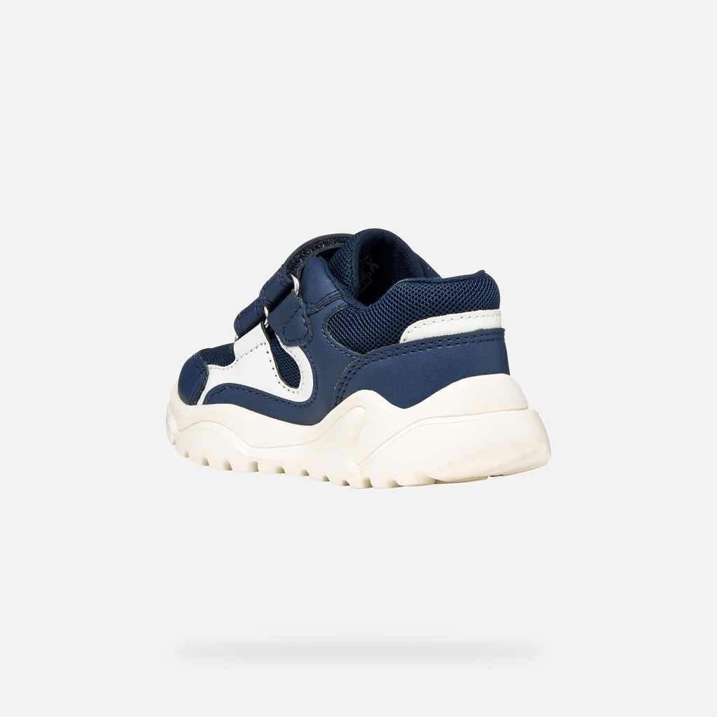 Sneakers with straps CIUFCIUF TODDLER BOY Light Navy/White - image number 3 | GEOX