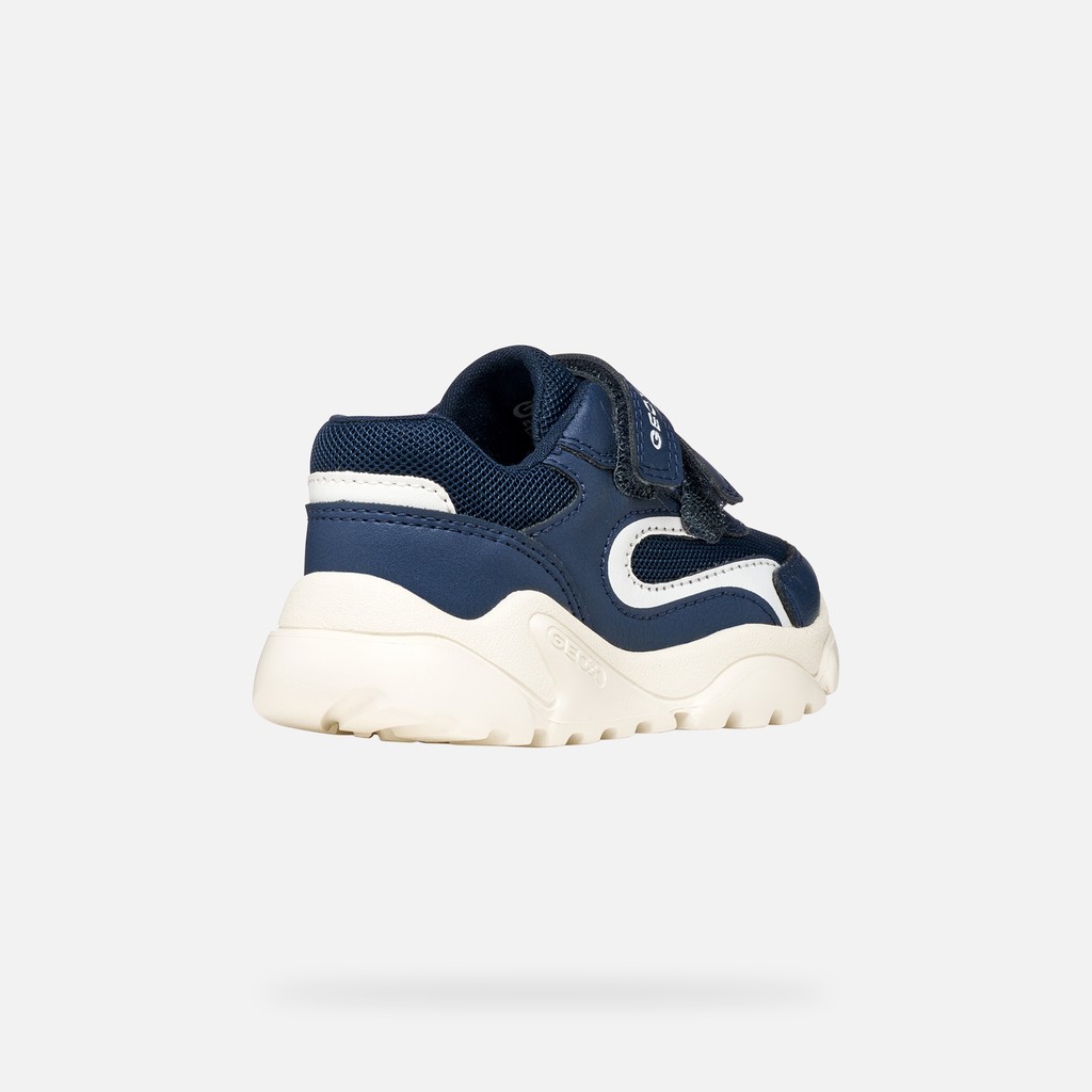 Sneakers with straps CIUFCIUF TODDLER BOY Light Navy/White - image number 4 | GEOX