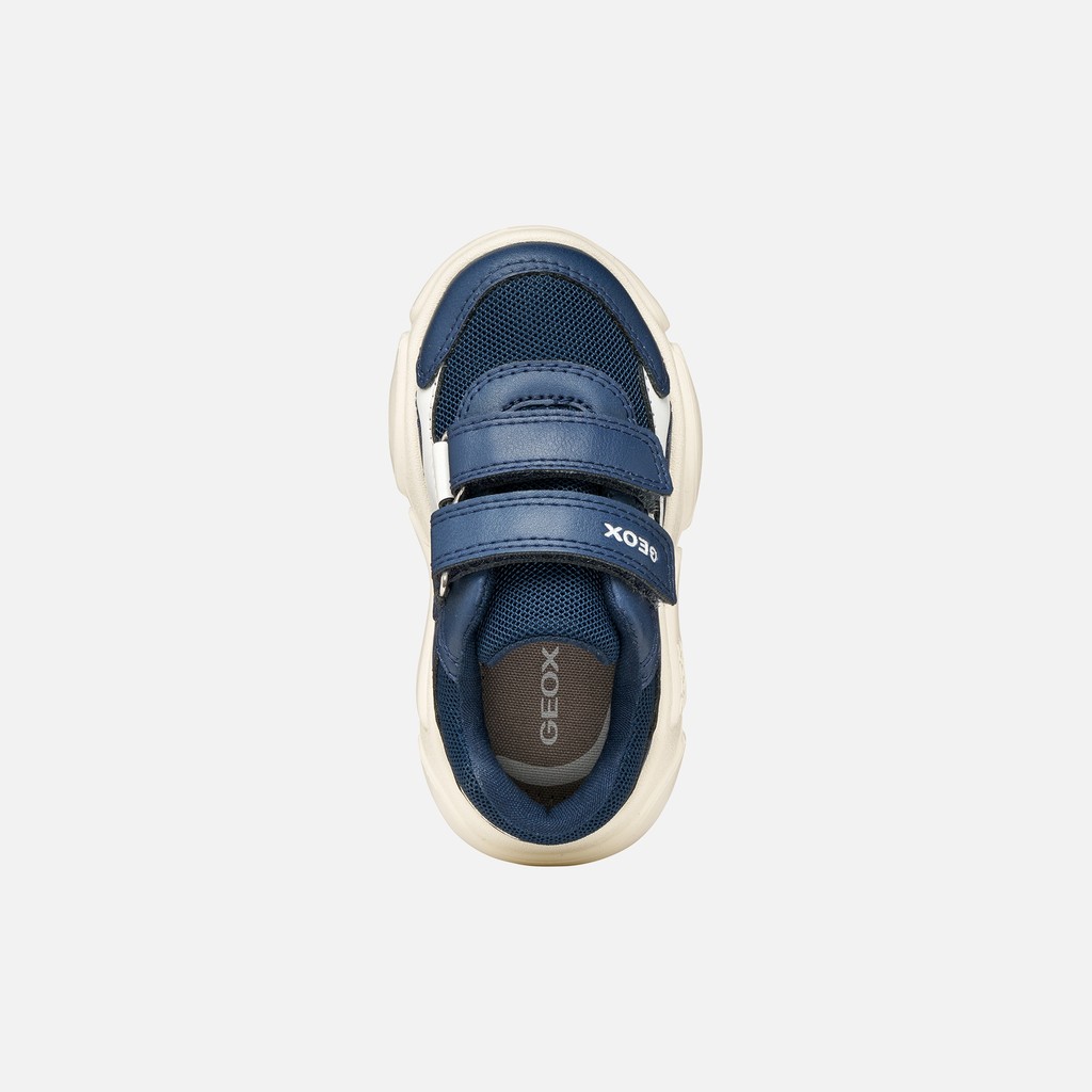 Sneakers with straps CIUFCIUF TODDLER BOY Light Navy/White - image number 5 | GEOX