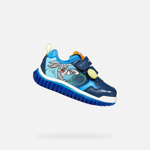Looney Tunes Sneakers LIGHTYLOO KLEINKIND JUNGE Helles Marineblau/Azurblau | GEOX