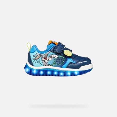 Looney Tunes Sneakers LIGHTYLOO KLEINKIND JUNGE Helles Marineblau/Azurblau - image number 1 | GEOX