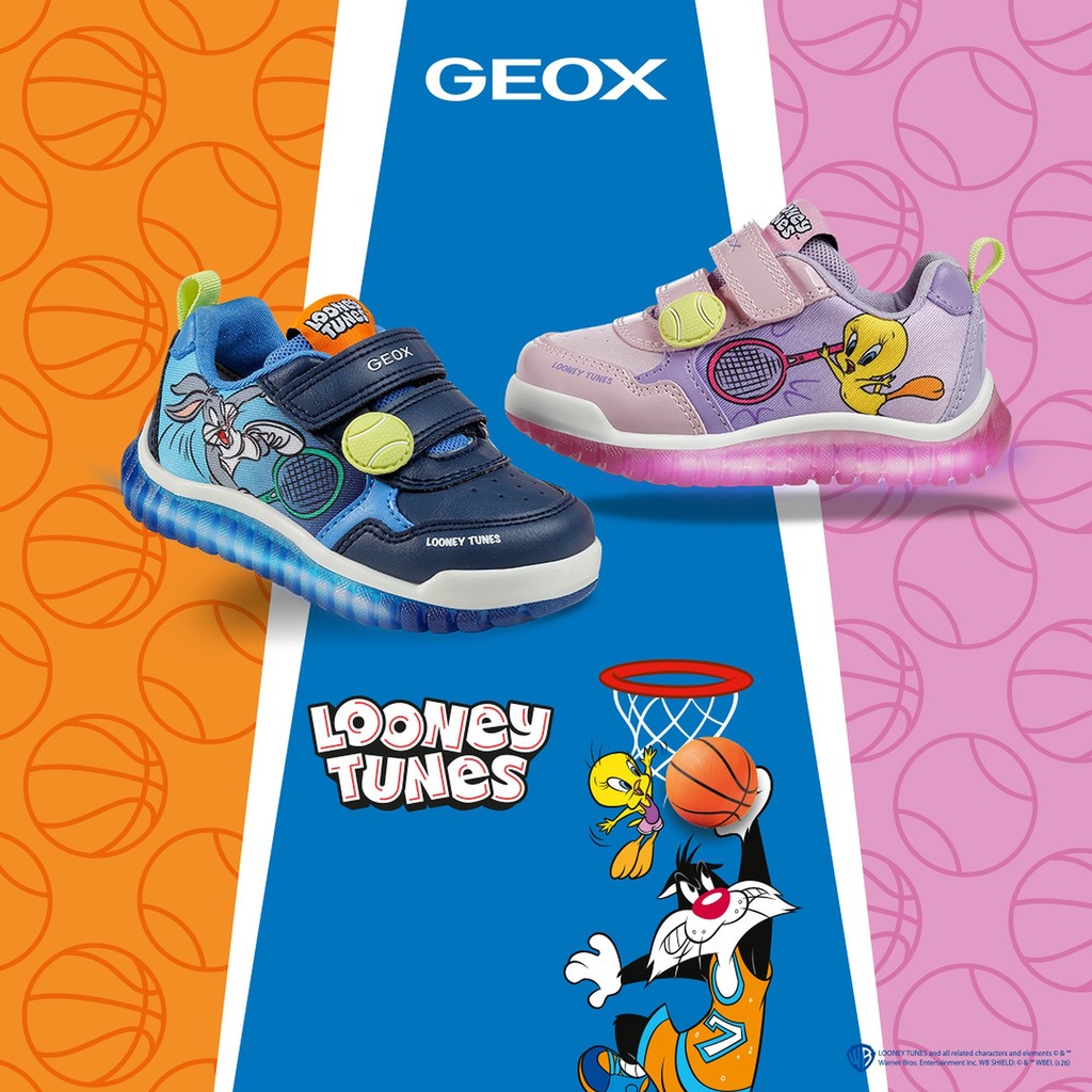 Sneakers Looney Tunes LIGHTYLOO PETIT GAR&Ccedil;ON Bleu marine clair/Bleu ciel - image number 1 | GEOX
