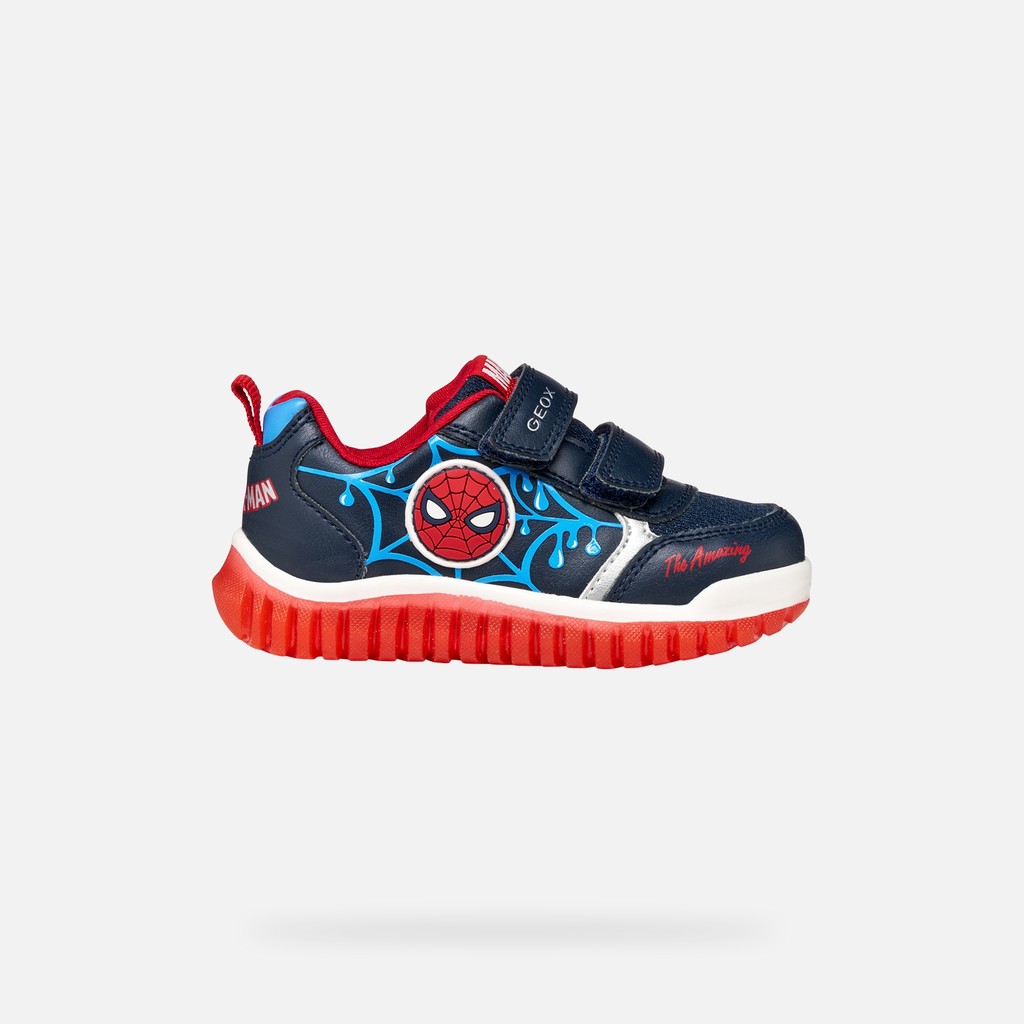 Shoes Lightyloo Petit Garçon Bleu Marine/bleu Ciel