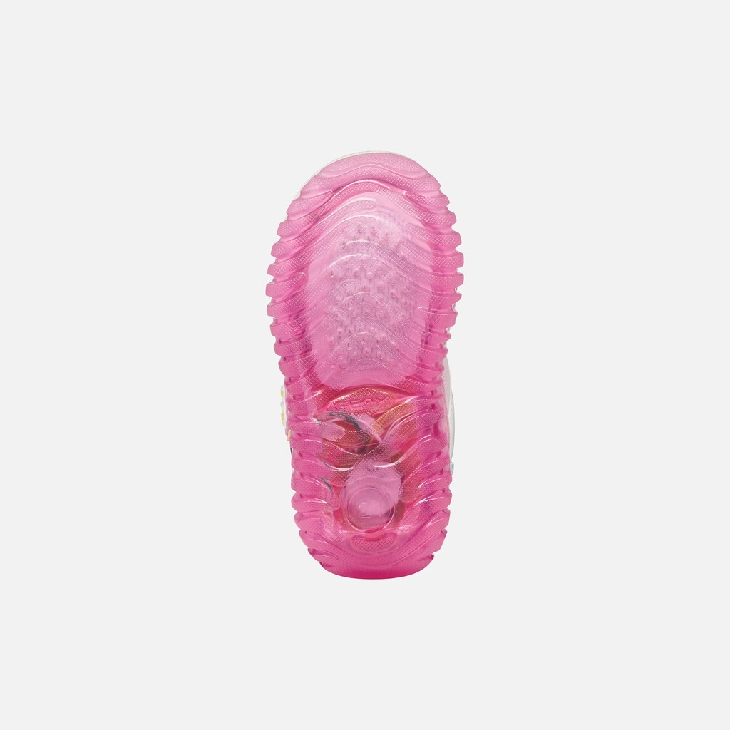 Shoes with lights LIGHTYLOO TODDLER GIRL White/Pink - image number 6 | GEOX