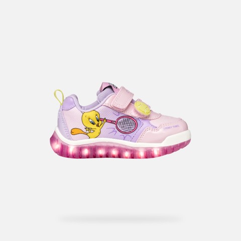 Sneakers Looney Tunes LIGHTYLOO PETITE FILLE Lilas - image number 1 | GEOX