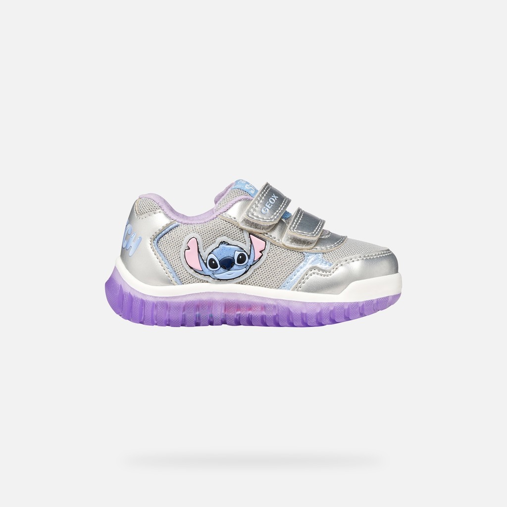 Shoes Lightyloo Petite Fille Argent/lilas