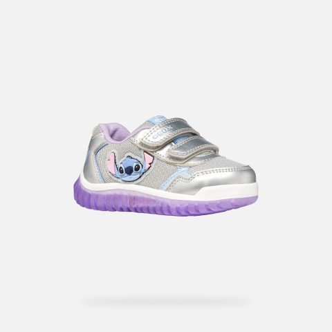 Disney Stitch LIGHTYLOO PETITE FILLE Argent/Lilas - image number 3 | GEOX