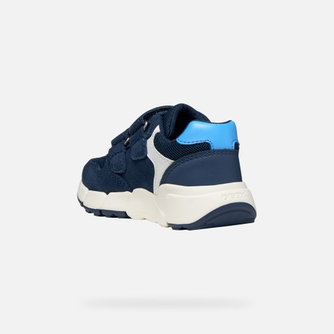Sneakers with straps FLEXYPER MINI TODDLER BOY Navy/Azure - image number 3 | GEOX