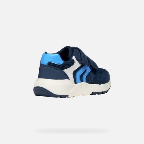 Sneakers with straps FLEXYPER MINI TODDLER BOY Navy/Azure - image number 4 | GEOX