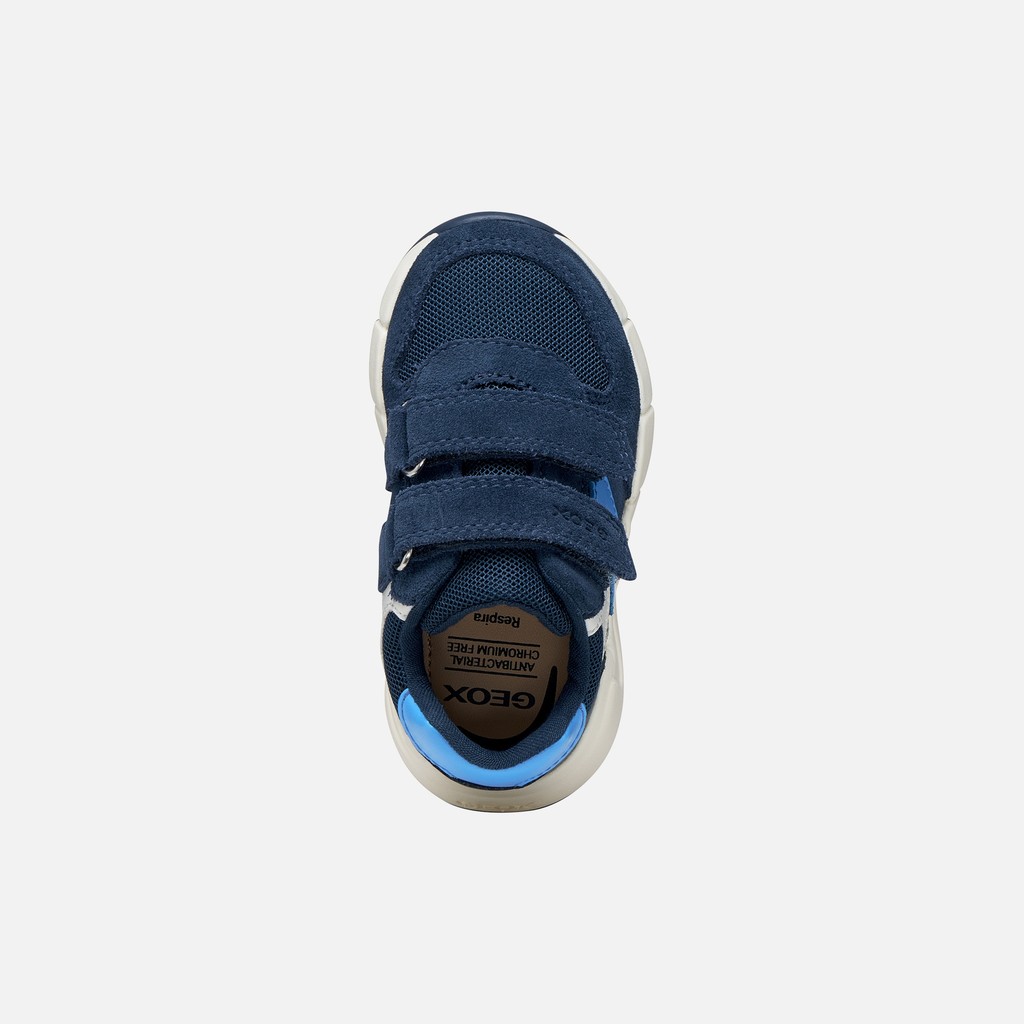 Sneakers with straps FLEXYPER MINI TODDLER BOY Navy/Azure - image number 5 | GEOX
