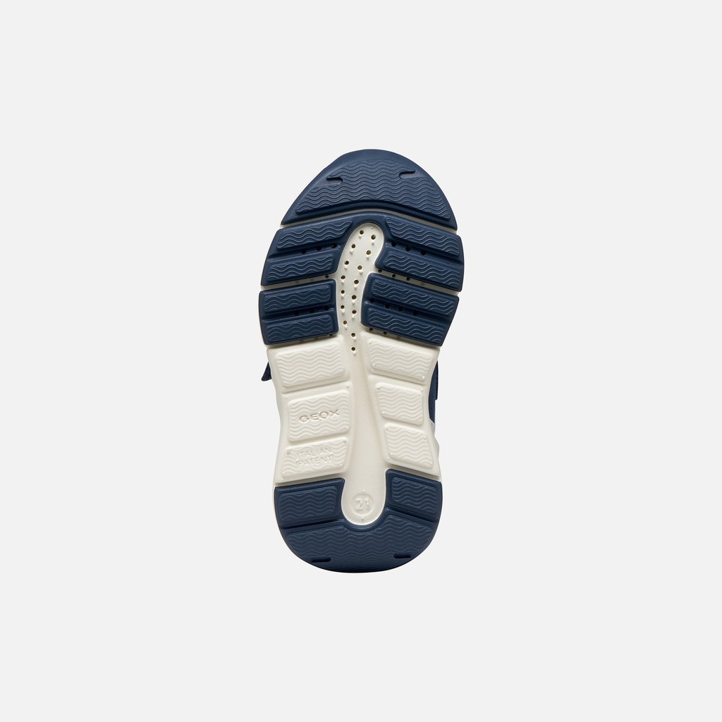 Sneakers with straps FLEXYPER MINI TODDLER BOY Navy/Azure - image number 6 | GEOX