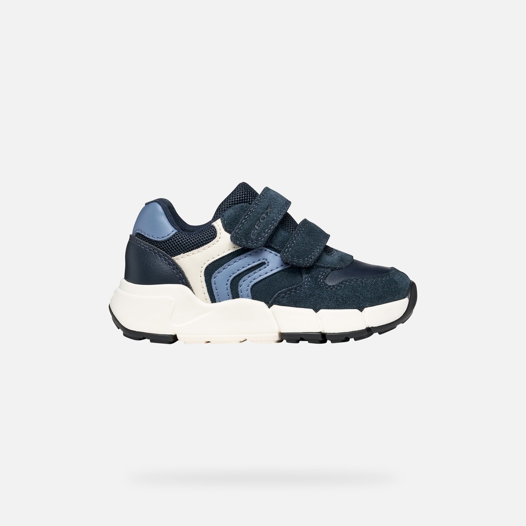 Lightweight cushioned sneakers FLEXYPER MINI TODDLER BOY Navy/Dark Sky - image number 1 | GEOX