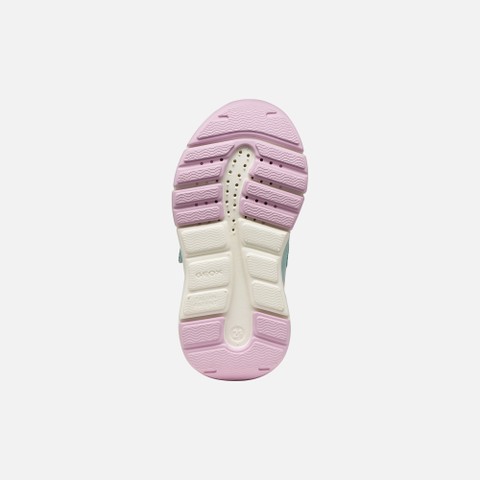 Sneakers with straps FLEXYPER MINI TODDLER GIRL Sea Green/Pink - image number 6 | GEOX