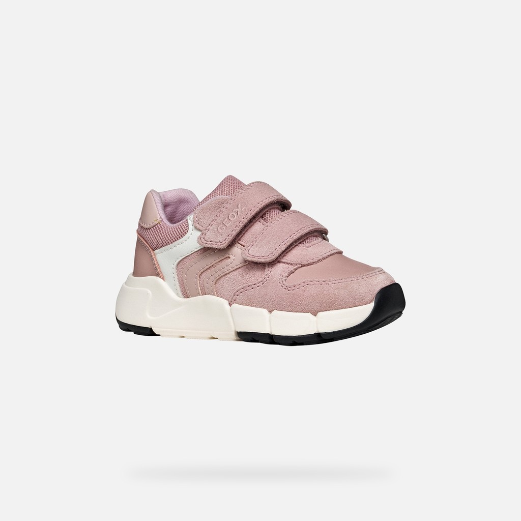 Lightweight cushioned sneakers FLEXYPER MINI TODDLER Old Rose - image number 2 | GEOX