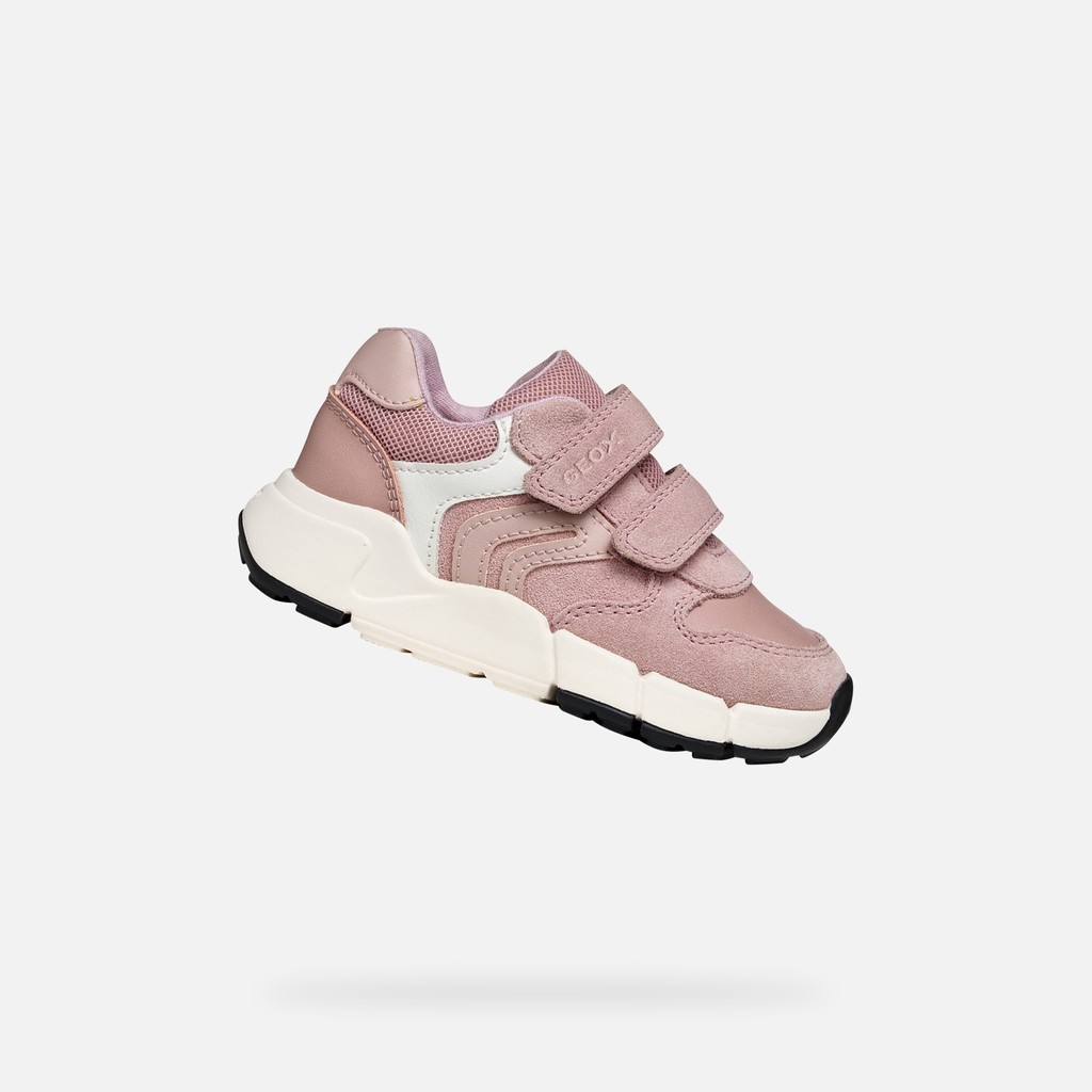 Lightweight cushioned sneakers FLEXYPER MINI TODDLER Old Rose - image number 0 | GEOX