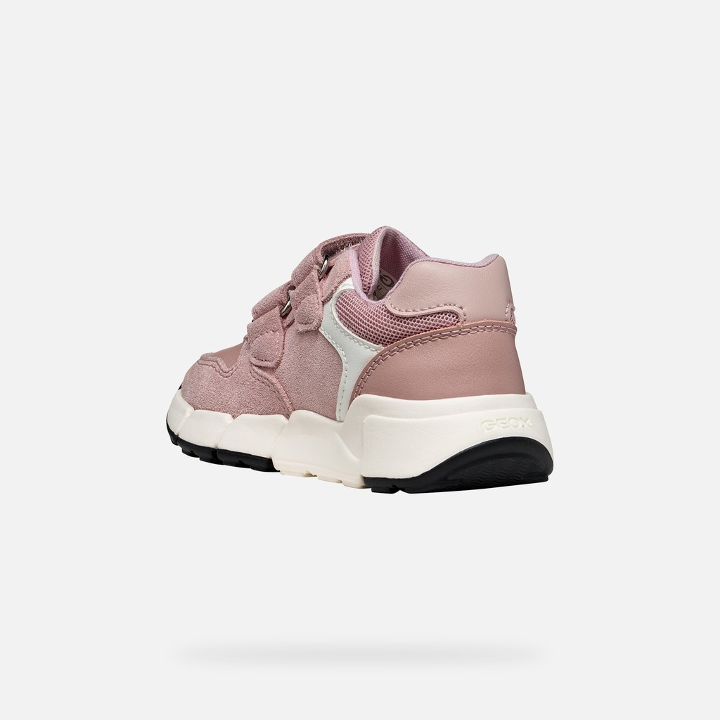 Lightweight cushioned sneakers FLEXYPER MINI TODDLER Old Rose - image number 3 | GEOX