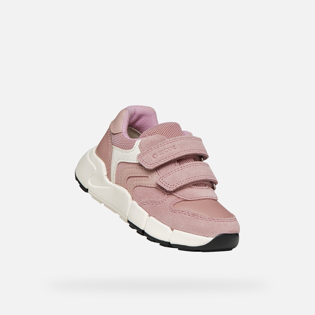 Lightweight cushioned sneakers FLEXYPER MINI TODDLER Old Rose - image number 4 | GEOX
