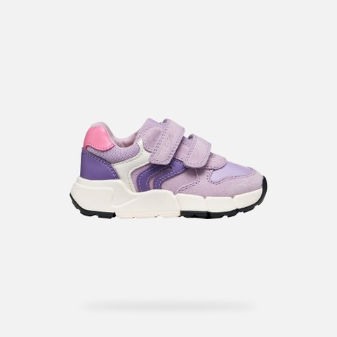 Lightweight cushioned sneakers FLEXYPER MINI TODDLER GIRL Lavender - image number 1 | GEOX