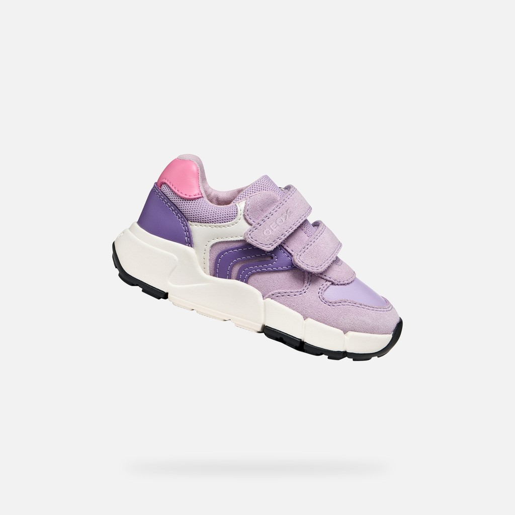 Lightweight cushioned sneakers FLEXYPER MINI TODDLER GIRL Lavender - image number 0 | GEOX