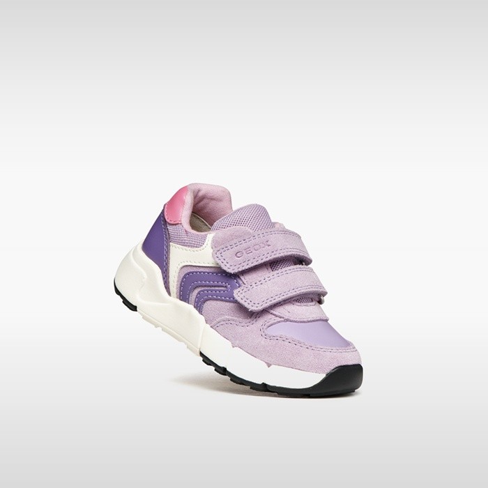 Lightweight cushioned sneakers FLEXYPER MINI TODDLER GIRL Lavender | GEOX